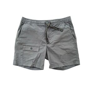 Wellen Grey Organic Cargo Utility 6" Hiking Shorts Mens Size Large‎